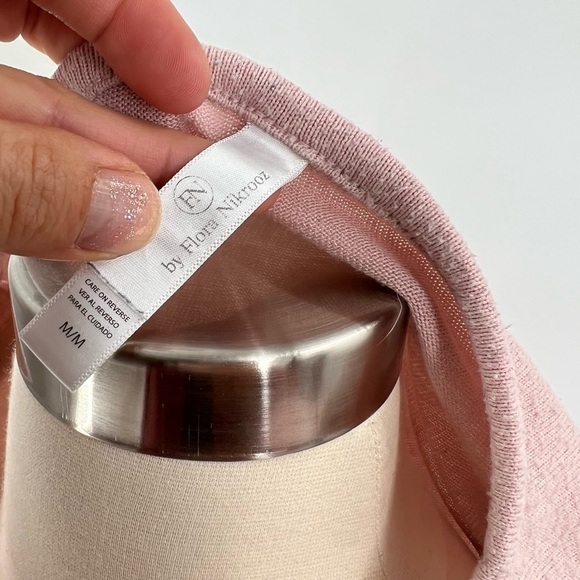 FN by Floral Nikrooz Plush Pink Pajama Top Ladies Medium - Picture 5 of 6